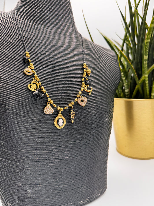 Collier petit macramé