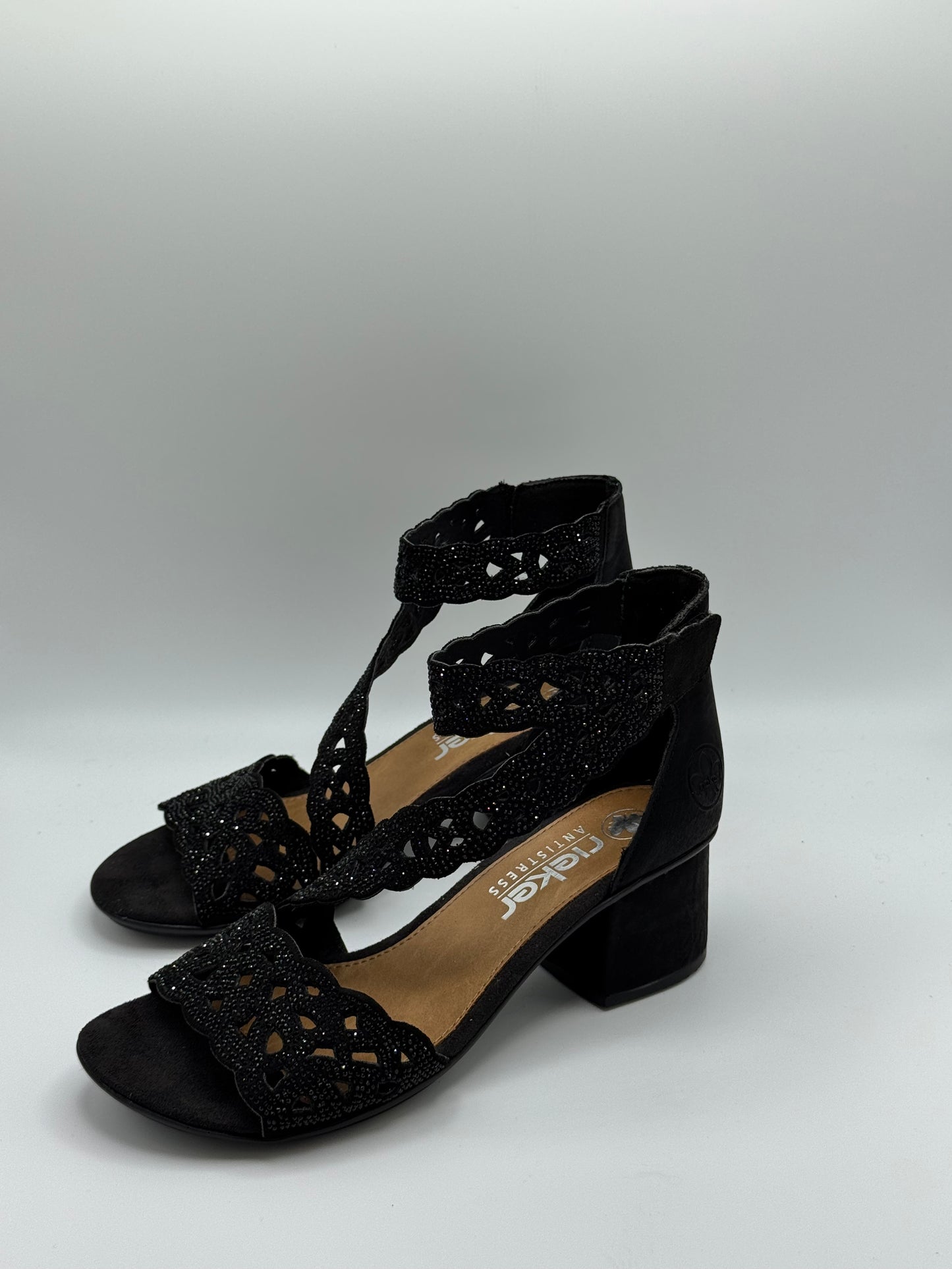 Sandales à talon et à strass Rieker 64657-00