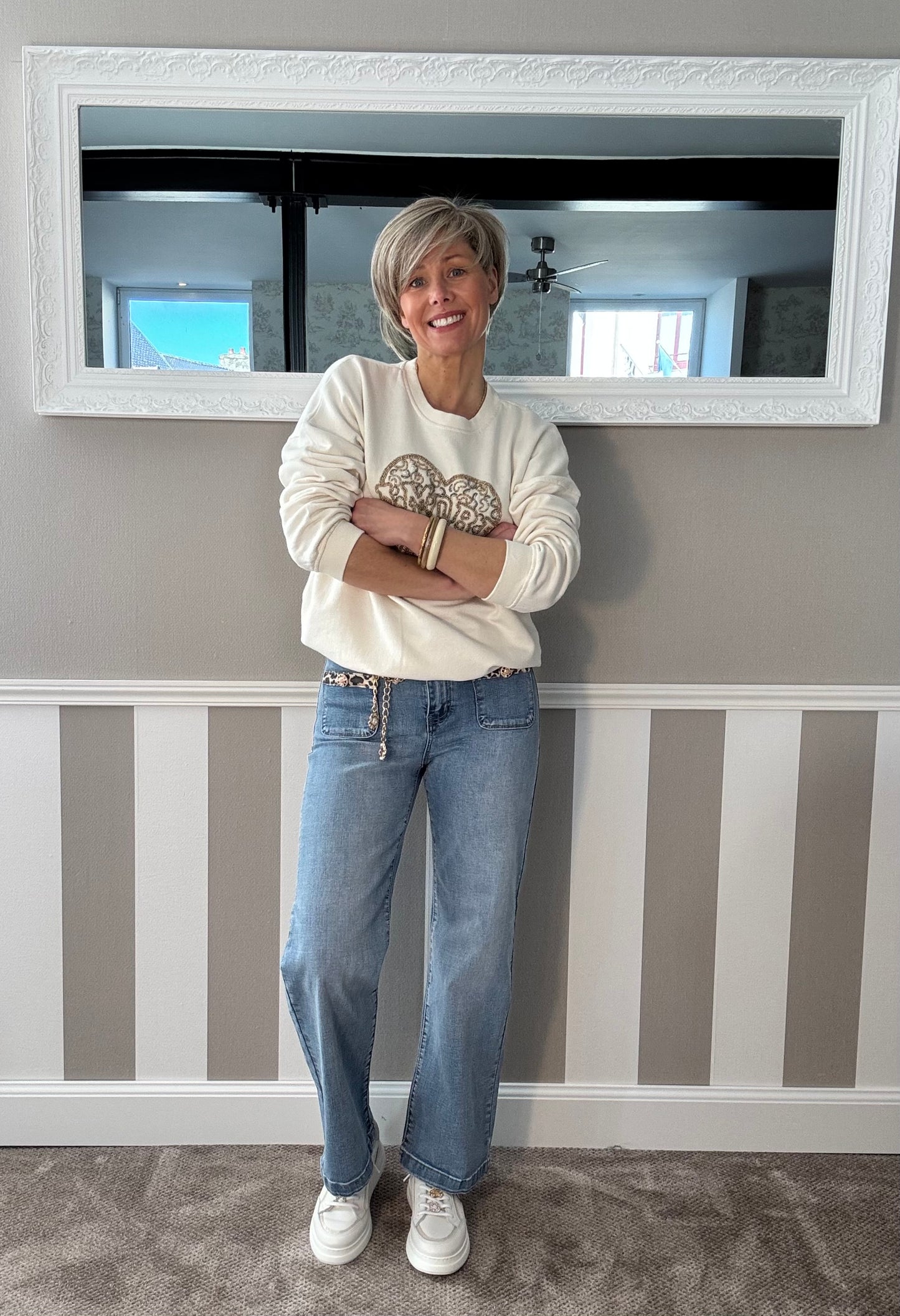 Jean’s ceinture léopard