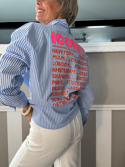 Chemise à rayures Iconic