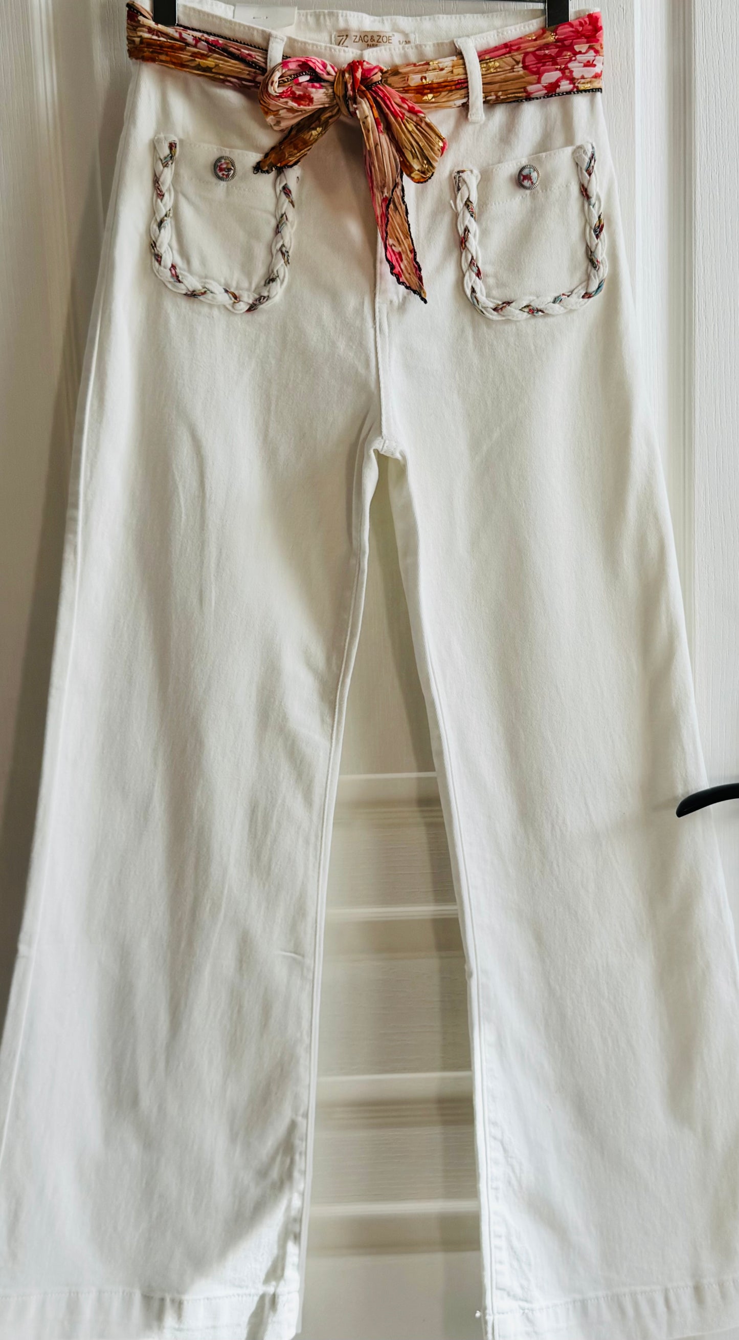 Jean’s poches tressées