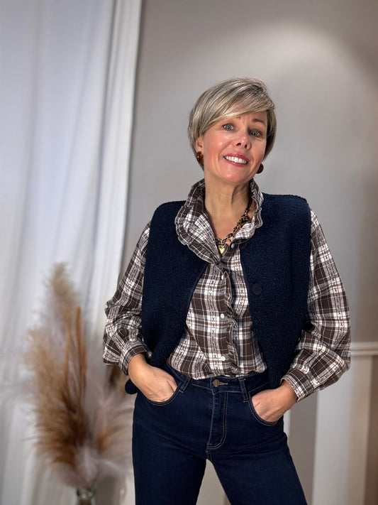Le gilet sans manche uni Lund