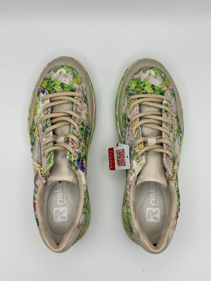 Baskets fleuries Rieker M7722-91