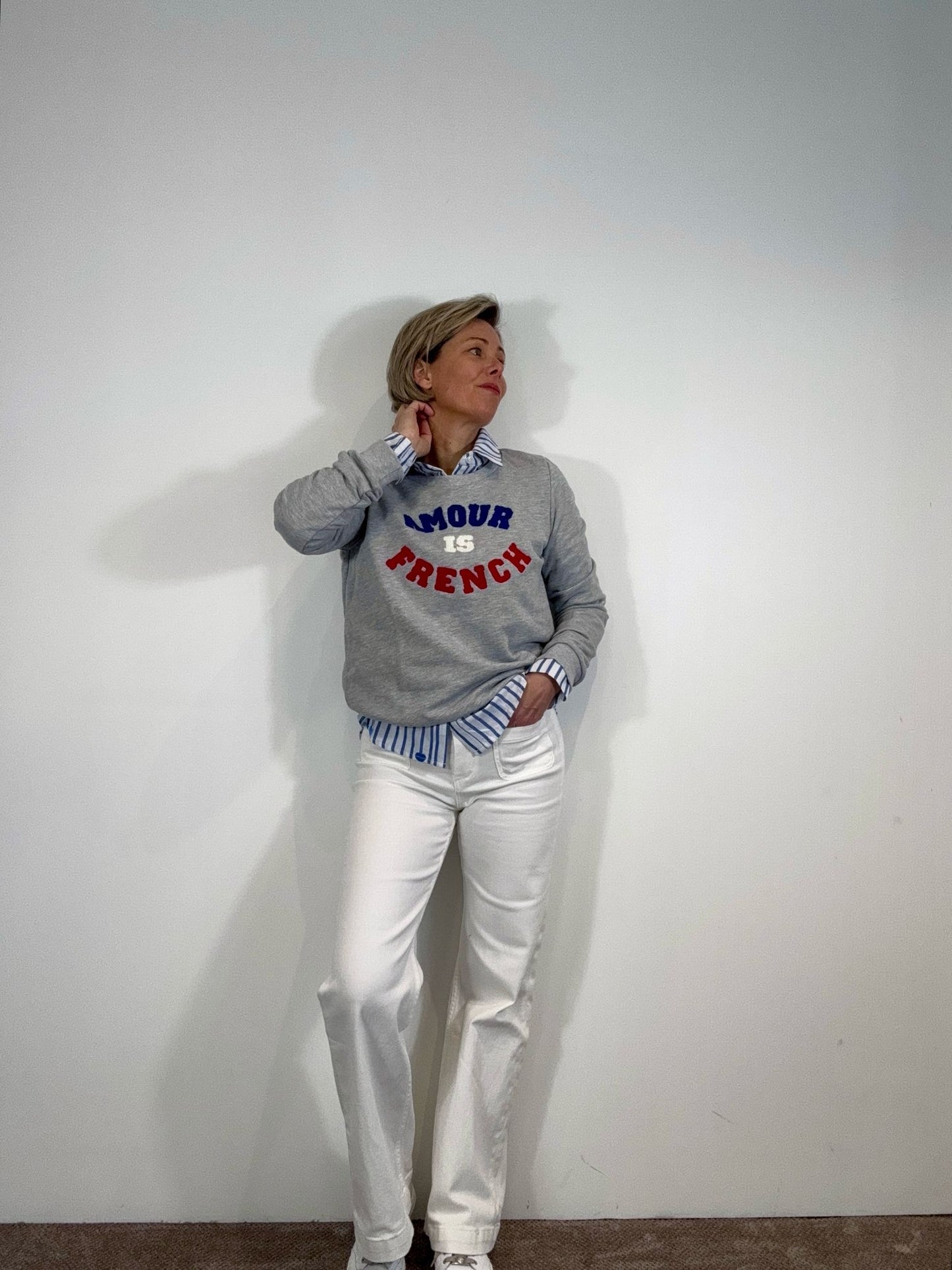 Sweat-shirt "Amour is French"