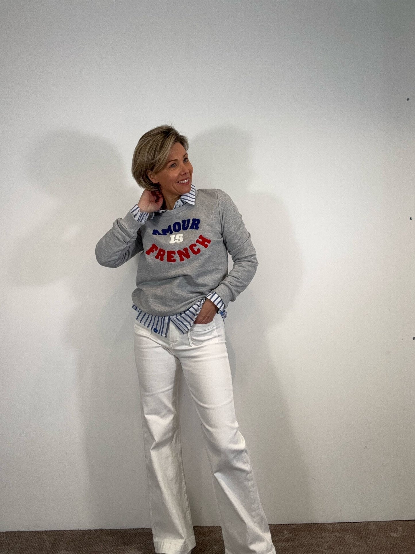 Sweat-shirt "Amour is French"